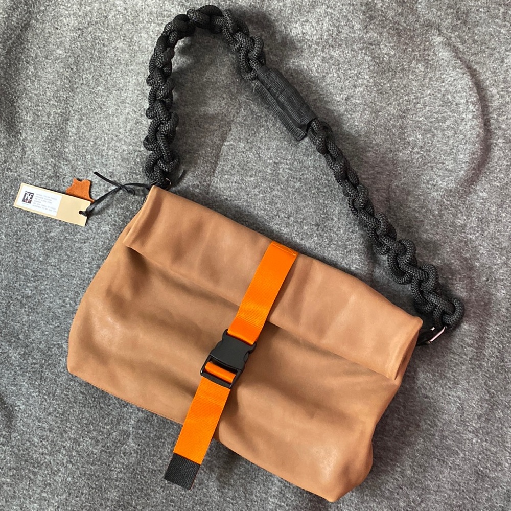 A real leather designer bag. One of a kind. Hand made TateMachintosh